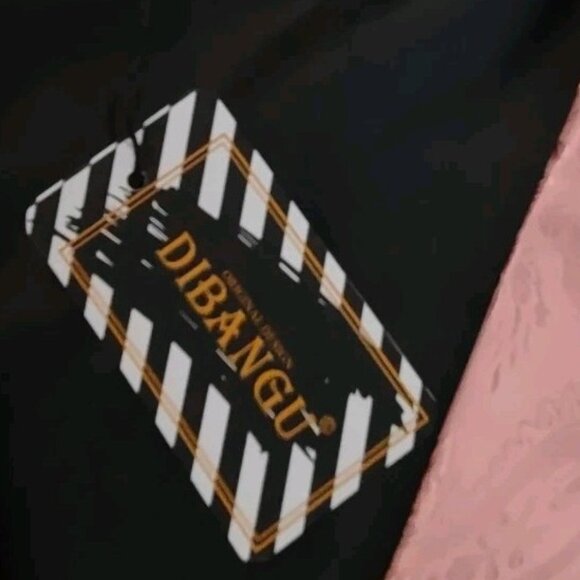 Dibangu Men Suit Vest Silk Pink Waistcoat and Tie Pocket Square Size XXL - Picture 4 of 11